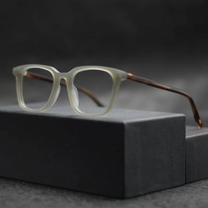 UVLAIK VINTAGE TR90 Square Glasses Frame Unisex Myopia Optical Recept Eglasses Women Men Retro Matte Eyewear 240423