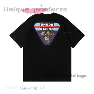 Moda de algodão rhude camisa rhude camise