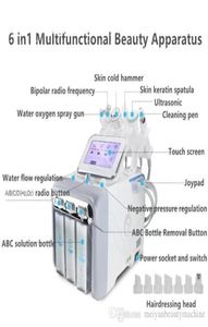 6 in 1 Water Oxygen hydrafacial Dermabrasion machine skin care Deep Cleansing Exfoliating Hydro Dermabrasion Jet Peel beauty equip5920360