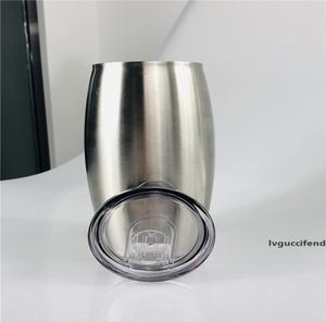 NOWOŚĆ 25 uncji STEMless Stali Stal Wine Tubblers Unbreakable Tubbler z pokrywką kubek do butelek o winie kubki piłkarskie w S8034863