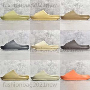 Designer maschile di lusso da uomo in gomma da slipper yezs sandali piattaforma corridori di schiuma di schiuma con scarpe da pannelli a triplo