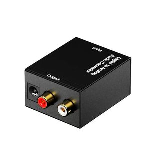 2024 RCA Digital Optical Coaxial to Analog Audio Converter Adapter med fiberoptisk kabel och 35 mm jack för överlägsen ljudkvalitet och