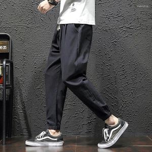 Men's Pants 2024 Cotton Ankle Length Women Spring Sports Summer Casual Man Trendy Korean Loose Men