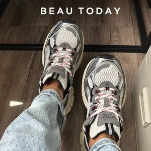 BEAUTODAY Casual Sneakers Women Synthetic Leather Mixed Colors Thick Soles Laceup Breathable Ladies Shoes Handmade 29486 240419