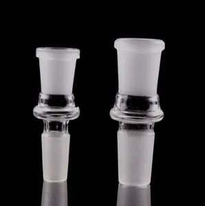 Qbsomk bong fumatori accessori da 10 mm a discesa adattatore da 14 mm maschio femmina da 18 mm ash catcher riciclar olio piattale da olio tampone tubi d'acqua in vetro ciotola gorgogliatore