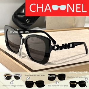 Glasses de sol, mulheres Chanells Glasses Man Channelsunglasses Glass de luxo com Diamond Unissex Designer UV Protection Sunglass com caixa