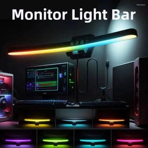 Lâmpadas de mesa Tela ocular lâmpada de lâmpada de mesa leve Monitor LED pendurado para laptop de estudo USB