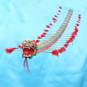 1m17m Chinese Traditional Dragon Kite Creative Design Decorative Kite Children Outdoor Fun Sports Toy Kites Accessories 240430