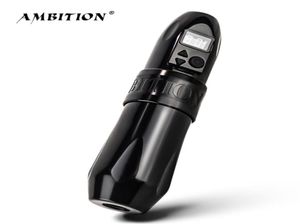 Ambition Boxster Professional Wireless Tattoo Machine Penna Strong Coreless Motor 1650 MAH Lithium Batteria per l'artista 2111268181868