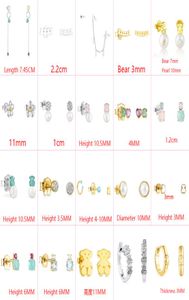 Fahmi 2022 Ny stil 100% 925 Sterling Silver Sweet Bear Trend Fashion Ladies Beauul Classic Earrings Jewelry Factory Direct Passale4364525