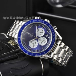 Titta på Watches AAA 2024 Mens rostfritt stål 6-stift Watch 6 Quartz Watch Haima 007 Watch