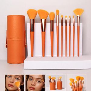 Makeup Brushes 9pcs High Quality Brush Set With 1pc Cup Holder Cosmetic