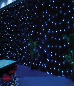 BW led star cloth lighting 3Mx4 meter LED Star Curtain wedding event dj nightclub Stage Backdrop1405650