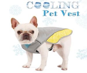 Yaz Köpek Soğutma Yelek Kablo Demeti Soğutucu Ceket Ayarlanabilir Pet Örgü Yansıtıcı Yelek Kablo Demirleri Hızlı Sürüm 4337221