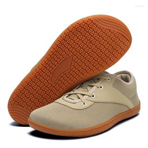 Повседневная обувь широкая босиком для мужчин женщин минималистские сетки кроссовки антискридные легкие воздухопроницаемые большие размеры 48 49 Весеннее лето