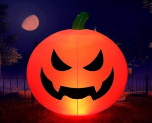 Halloween -Dekorationen Schlauchboote 24 Zoll Blowup Kürbis mit eingebauter Batterie nicht enthalten C08263341928