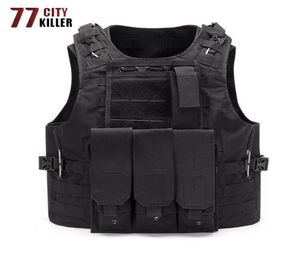 77City Killer Combat Entlowing Hunting Hunting Molle Vest Soldier Tactical Weste Armee CS Jungle Camouflage Carrier Shooting8679021