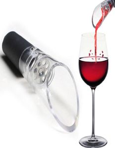 Akryl luftning hällare dekanter vin luftare spout hällare ny bärbar vin luftare hällare vin tillbehör dhl9836296