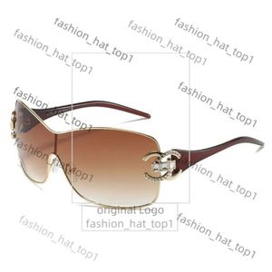 Chanells Retro One Piece Sunglass Women Overro Oversed Około okularów przeciwsłonecznych Uv400 Panie Designerskie okulary przeciwsłoneczne Kobiet Nowe modne okulary Kanałowe okulary 4803