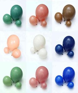 inch Matte Beige Retro Green Pink Dark Blue White Sand Balloons Bridal Shower Wedding Decoration Birthday Party Supplies J2207119753016