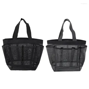 Storage Bags Multi-pocket Shower Basket For Swimming Yoga And Travel Quick Dry Durable With Pocket Bathroom