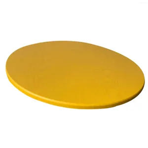 Tala de mesa elástica toalha de mesa redonda de bobo para festas Catering Serviço de catering externo de 120 cm amarelo