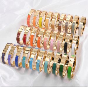 Moda yüksek quatity h Buckle Lady Sterling Gümüş Bileklik Erkek Altın Bilezikler Tasarımcı Lüks Takı Kadınlar039S Bilezik ve Ori1747274