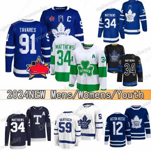 Custom Männer Frauen Jugend 34 Auston Matthews Hockey Trikot 16 Mitchell Marner Toronto Maple Leaf Nylander Ryan Reaves Morgan Rielly Max Domi Tyler Bertuzzi John Jerseys