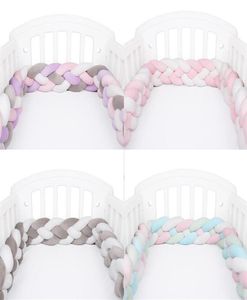 Kissendekorationskissen 22 Meter Babybett Stoßfänger Säuglingsblätter Kinder Cradle Kissen Knoten Crib Protector Room Decor3169351