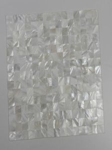 20x20mm white color Mother Of Pearl shell mosaic seamless tile mesh backer Bathroom wall tile MS12340151129697129