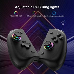 Linyuvo KS37 Bluetooth GamePad Wireless Gaming Controller 6Aixs Gyro Metal Joystick Games Joypad för Switch Console 240418