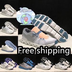 Designer running shoes Men sneakers white black Triple Pink Green Glow Cloud 5 mens womens casual trainers Sneakers 36-45