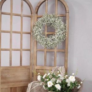 Fiori decorativi 40 cm Gypsopila artificiale Ghipsopila Ghirlanda fatta a mano Summer Ghirlanda Sfondo Finestra Finestra Finta Fronte Decorazioni per matrimoni