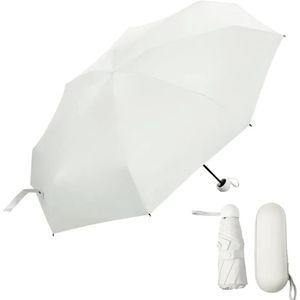 ミニ傘5女性のための折りたたみ傘の傘と雨が降る雨プルーフUV屋外旅行ポータブルの保護