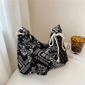 Shopping Bags Fashion Geometric Bag Vintage Ethnic Pattern Shoulder Zipper Shopper For Girl Women Ladies Eco Handbag Purse