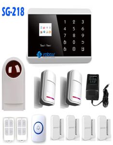App Control Wireless Intelligent Touch Button TFT Color Display GSM PSTN GSM System Alarm Wireless Home Security SG 2184509743