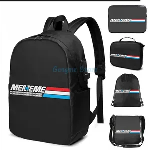 Backpack Funny Graphic Print GI Joe Service Public Service Anúncio USB Charge Men Bags Escola Laptop de Viagem para Viagem