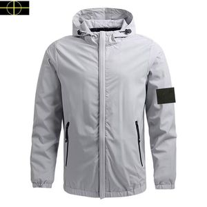 STONE Jacket Men's Spring Autumn Windrunner Jacket Thin Jacket Men's Sports Windbreaker Coat Couple Dress Women hooded hiking jackets brand stone coat