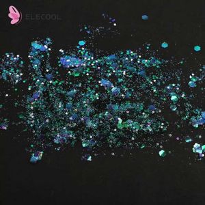 Body Glitter Colors Mermaid Sequins Gel Holographic Sequins Hair Body Face Glitter Gel Art Loose Sequins Shimmer Eye Shadow TSLM1 d240503