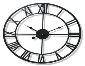 Orologi da parete Retro European European Romano Numero Clock Materiale robusto e durevole Giardino da esterno Outdoor soggiorno decorazioni 8485333