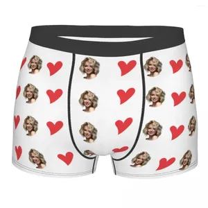 Underpants Sexy Boxer personalizzato Personalizzati Pun Shorts Mutandine uomini Mbiancazione lunga per Homme Plus size