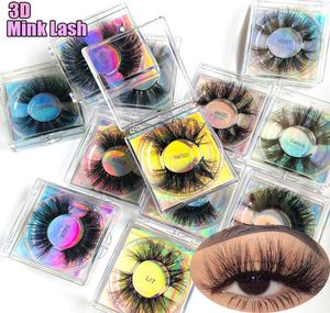 3D Mink Dramatic 27MM False Eyelashes Wispy Fluffy Long Eyelashess Extension Crisscross Handmade Lash Makeup Beauty Tools1442620