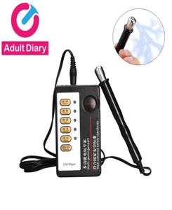 Vuxen Dagbok Electric Stimulation Massager trollstav Electro Shock Breast Nipple Penis Fetisch BDSM Player Erotic Sex Toys For CouPs2765353