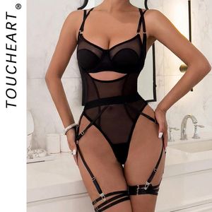 Bras Set Women's Sexys Lingerie Lace Set di biancheria intima sexy Donna erotica Lingerie Ladies Bra e Mutandine