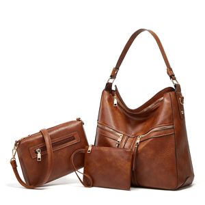 Womens Black Handbag Fashion Simple Large Capacity Shoulder Bag 240425