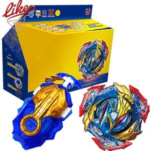 4d Beyblades Laike DB-193 Ultimate Valkyrie Rubber Spinning Top B193 Be with Custom Launcher Box Set Toys for Childr