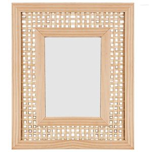 Frames gewebte Bilderrahmen Bling Schlafzimmer Dekor Boho Dekorative Desktop Schlafzimmer einzigartige massive Holzhandwerk hängende Wohnzimmer