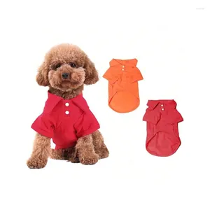 Dog Apparel 1 Piece T-Shirt Breathable Pet Shirts Puppy Sweatshirt Clothes Outfit Coats Small Clothing POLO Shirt