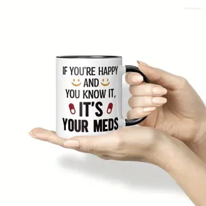 Mugs 11oz Funny Sarcastic Quote Coffee Mug Cup For Home Farmhouse Office Living Room Gifts Friend Family Colleague