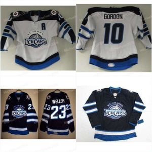 Ceomitness Men St Johnsice Caps Jersey 10 Gordon 29 Patrik Laine 26 Blake Wheeler 55 Mark Scheifele 9 Kane Hockey Jerseys